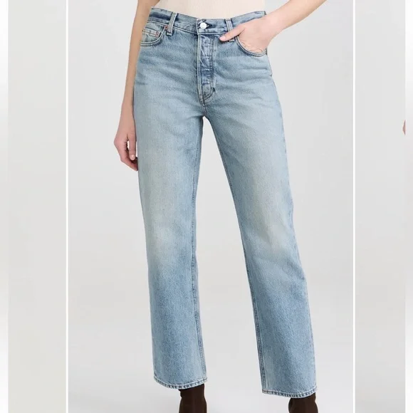 ALEX MILL The Bev Relaxed Straight Leg Button Fly Jean--28 - Picture 11 of 16